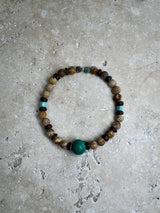 Petra Bracelet - Picture Jasper / Turquoise