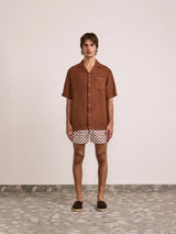 RIO SPORT COPACABANA SWIM - ECRU & BROWN