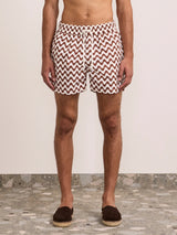 RIO SPORT COPACABANA SWIM - ECRU & BROWN
