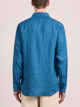 ANTONIO LINEN SHIRT - TEAL