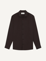 ANTONIO LINEN SHIRT - CACAO