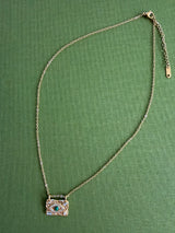 The Peacock Stone Mati Necklace