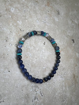 Petra Bracelet - Sodalite / Turquoise Howlite