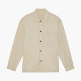 DIEGO LINEN COACH JACKET - SAND