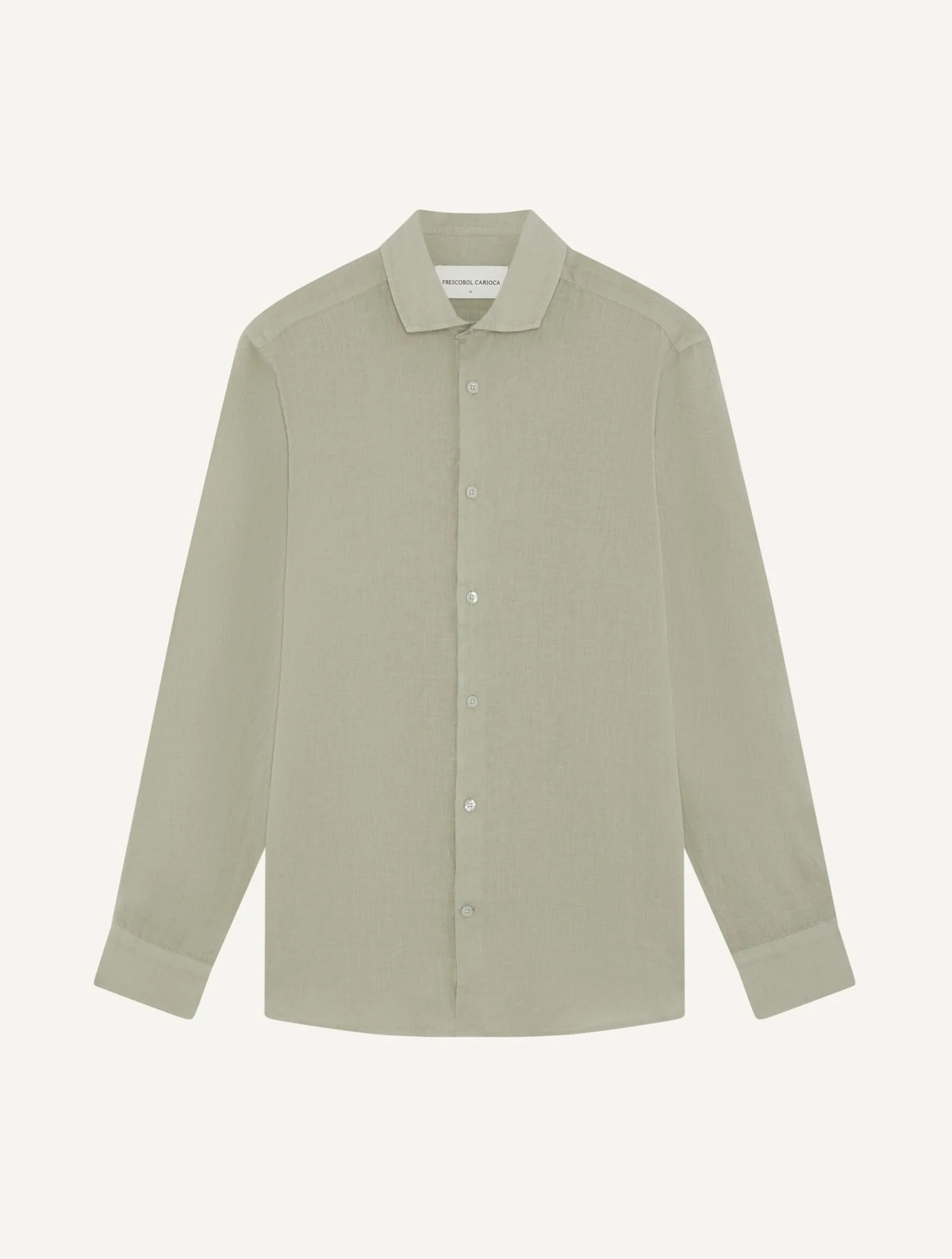 ANTONIO LINEN SHIRT - PALM GREEN