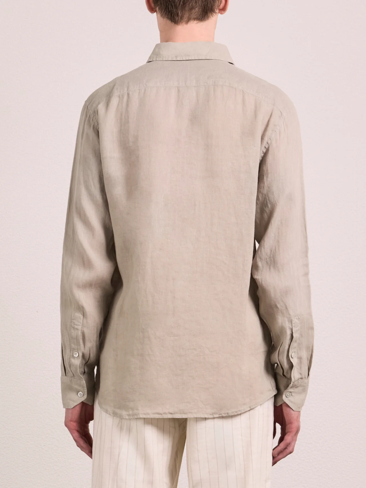 ANTONIO LINEN SHIRT - PALM GREEN