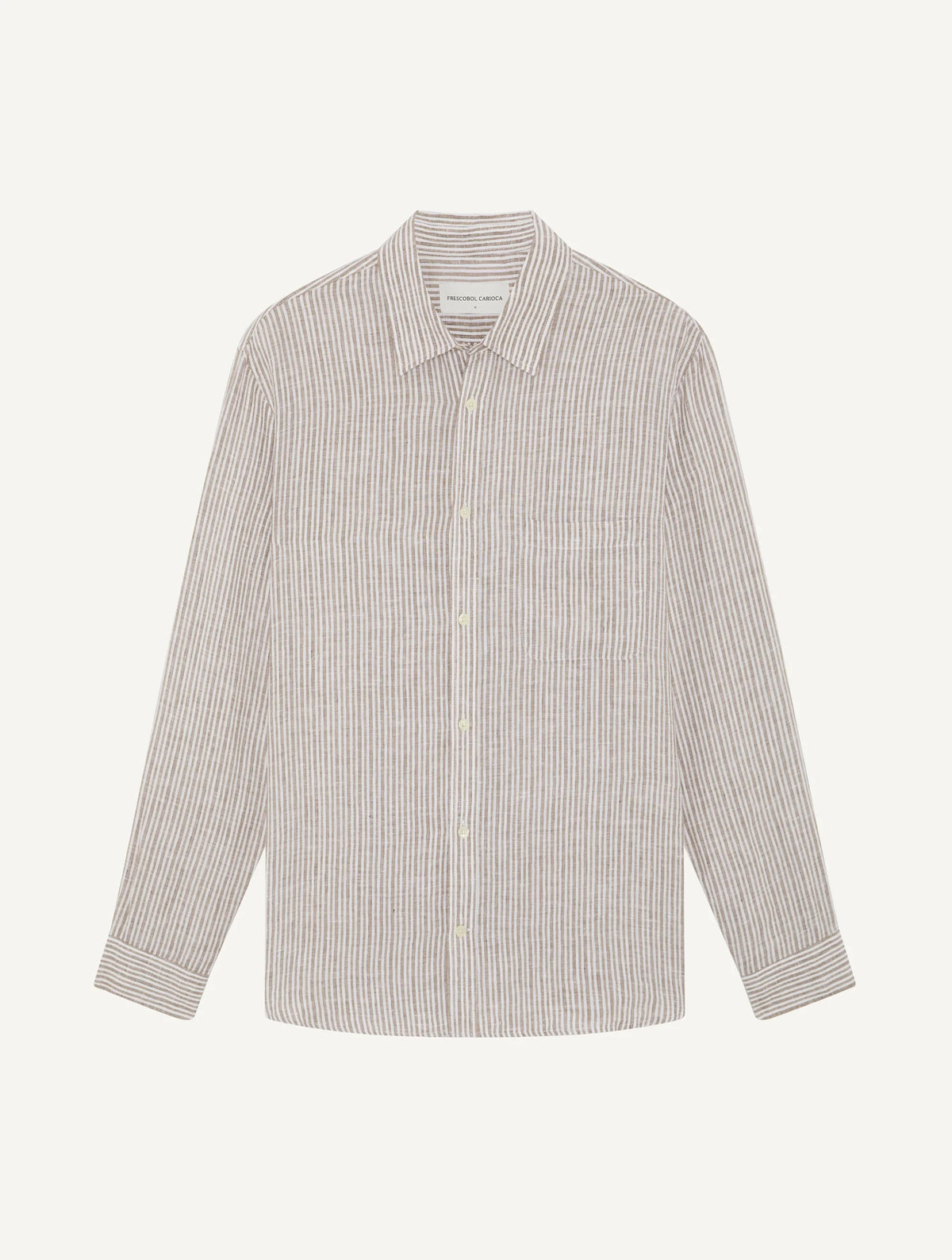 TELLES LINEN SHIRT - Caramel