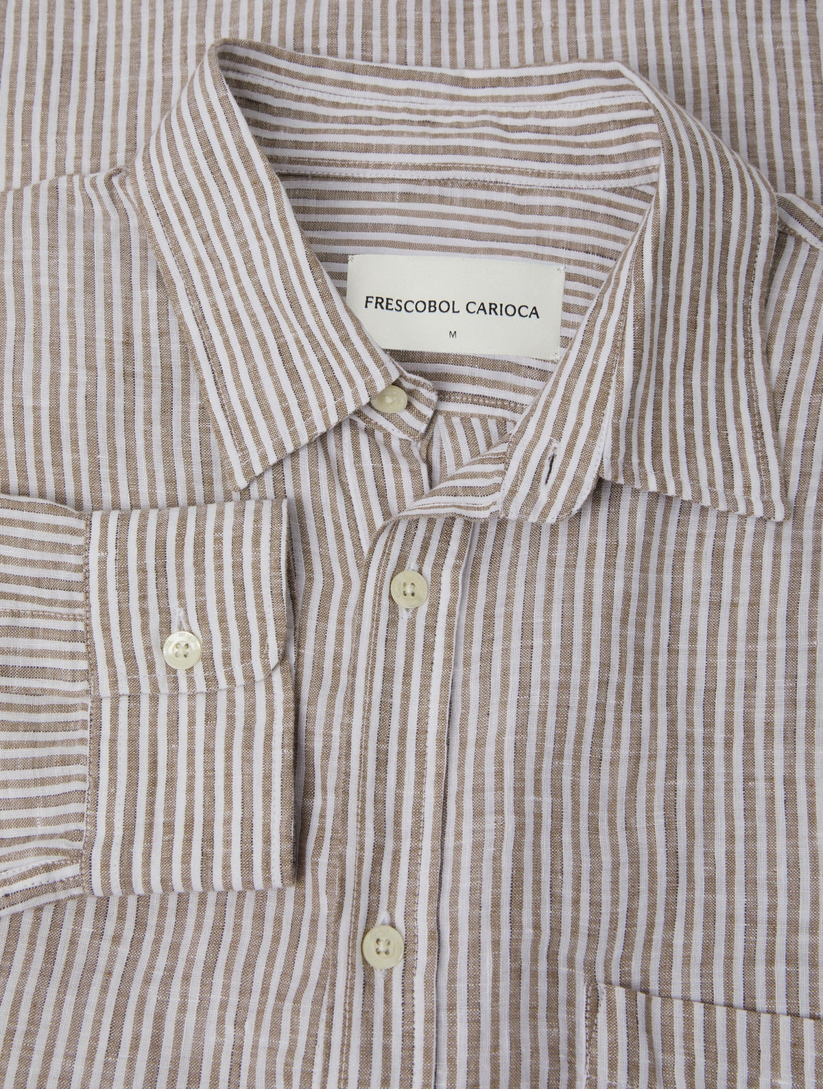TELLES LINEN SHIRT - Caramel