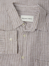 TELLES LINEN SHIRT - Caramel