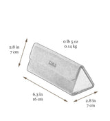Foldable Leather Glasses Case