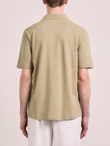 LUCA COTTON PIQUÉ POLO - PALM GREEN