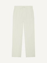 MENDES LINEN-COTTON TROUSER - IVORY