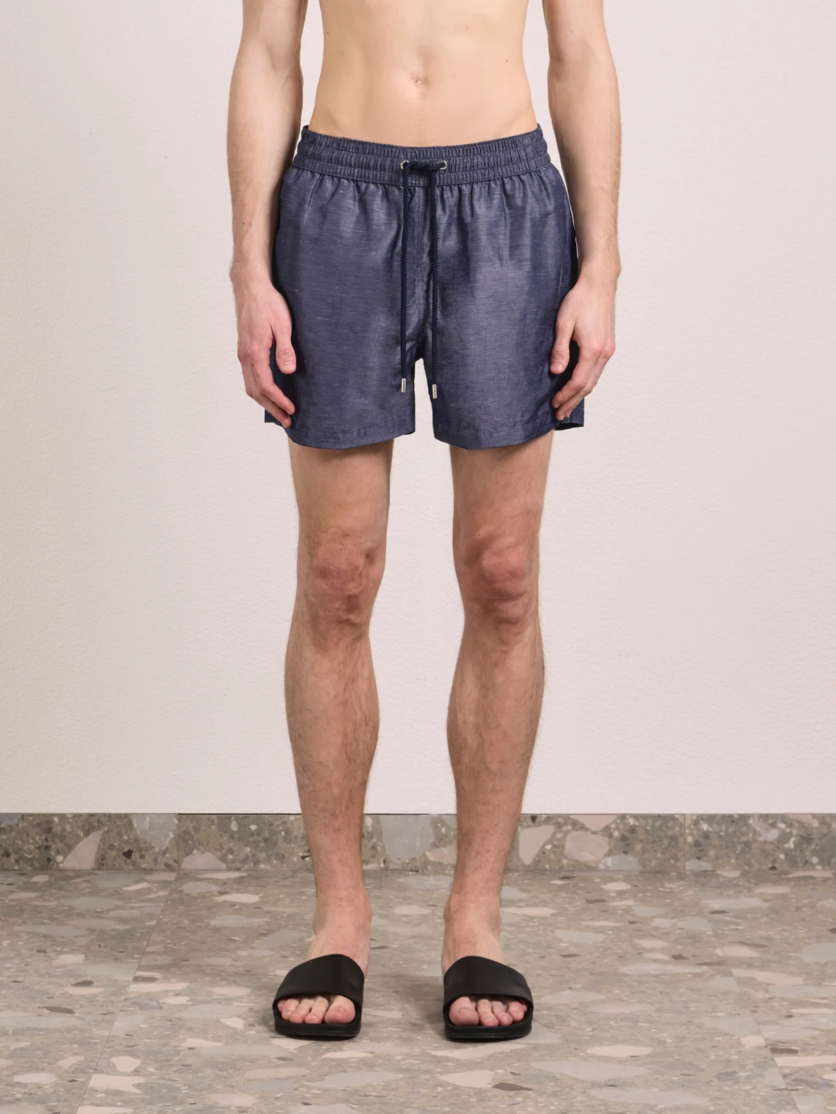 RIO SPORT LINEN BLEND SWIM - NAVY