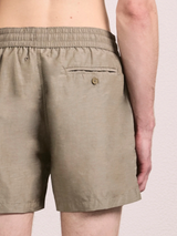 RIO SPORT LINEN BLEND SWIM - PALM GREEN