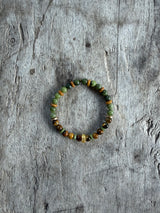 Petra Bracelet - Jade / Yellow Pietersite / Topaz