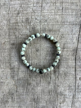 Petra Bracelet - Kiwi Jasper / Blue Sandstone / Amazonite
