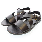 The Dune Sandal - Washed Black