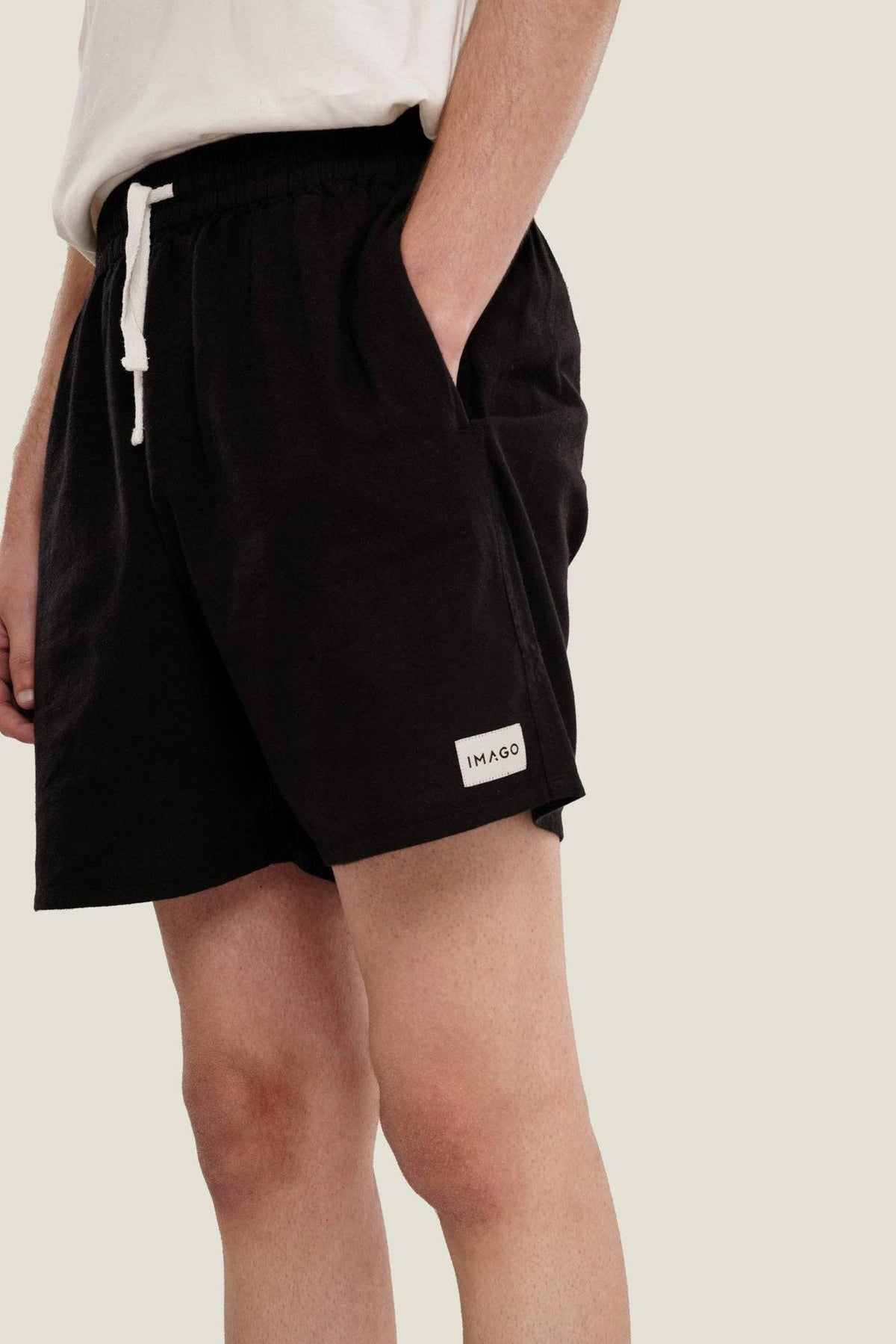 Linen Shorts - Black