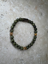 Petra Bracelet - Serpentine / Picture Jasper / Smokey Quartz