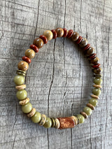Petra Bracelet - Picture Jasper / Jasper / Alashan Agate
