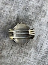 Signed Vintage Zuni Turquoise Cluster Cuff Bracelet