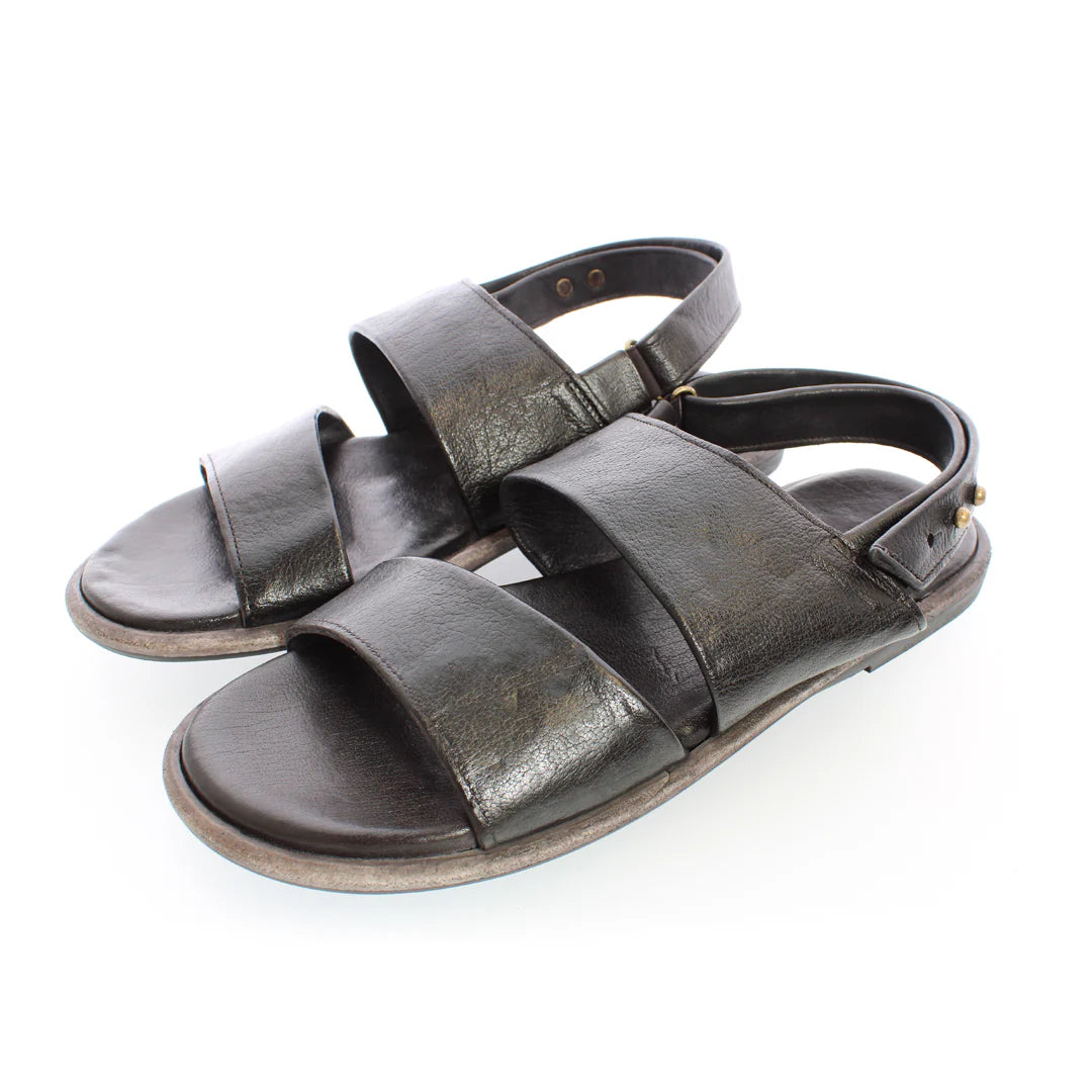 The Rico Sandal - Washed Black