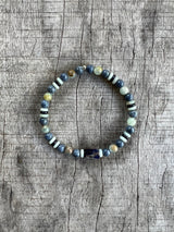 Petra Bracelet - Blue Coral / Blue Argentinian Calcite / Amazonite / Blue Sandstone / Lapis Lazuli