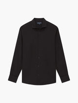 ANTONIO LINEN SHIRT - BLACK