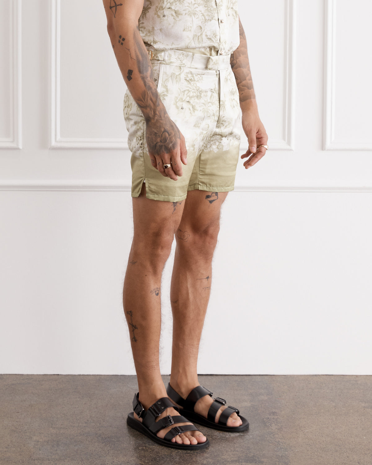 Silk Cotton Short Sleeved Shirt - Faisane