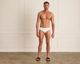Racer Swim Brief - White