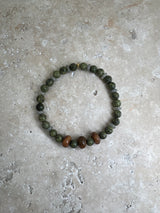 Petra Bracelet - Serpentine / Labradorite / Amazonite