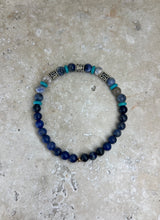 Petra Bracelet - Sodalite / Turquoise Howlite