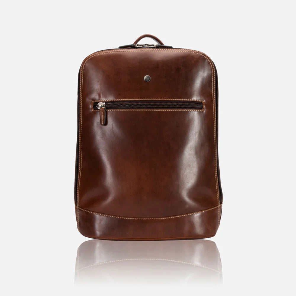 Double Compartment Backpack 41cm - Tobacco