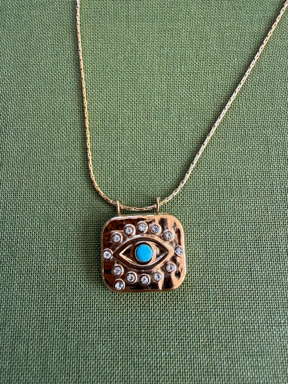 The Mediterranean Mati Necklace