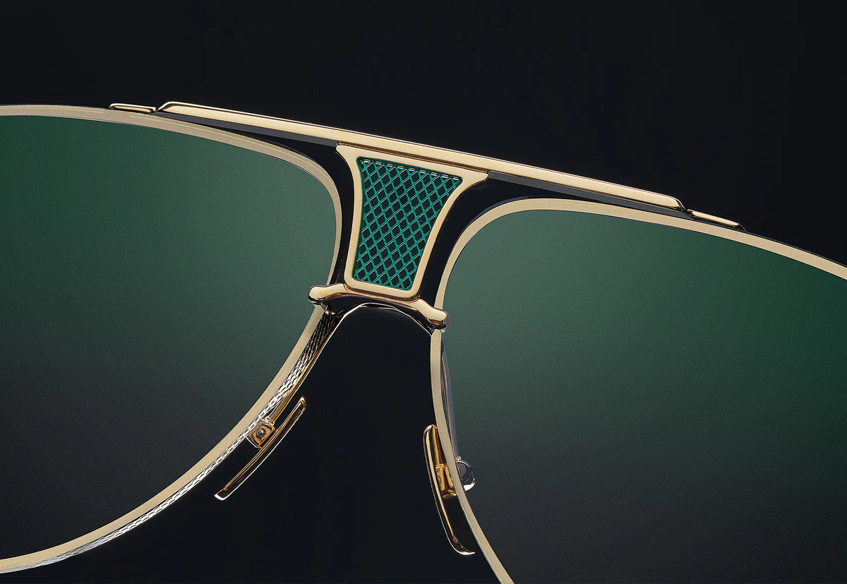 DECADE-TWO - Yellow Gold/Crystal Green