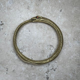 Ouroboros Bangle - Brass