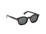 05N - BLACK AND HAVANA AURORA I ACETATE SUNGLASSES