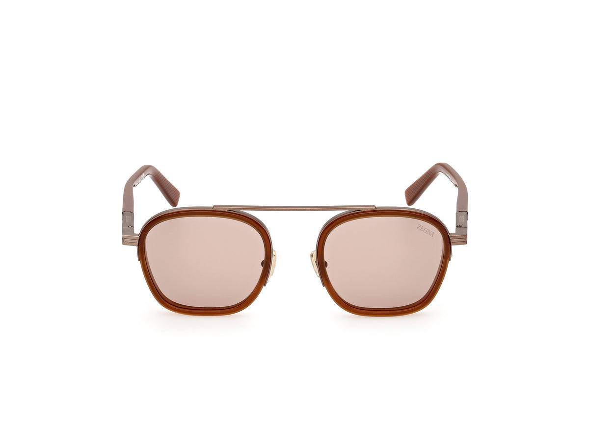 Dark Foliage Orizzonte (EZ0231) - Shiny Dark Brown / Brown
