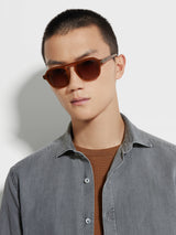 45F - FOLIAGE AURORA II ACETATE SUNGLASSES