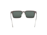 09N - DARK GREY ALUMINUM AND METAL SUNGLASSES