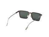 09N - DARK GREY ALUMINUM AND METAL SUNGLASSES