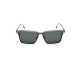 09N - DARK GREY ALUMINUM AND METAL SUNGLASSES