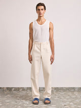 PRADO KNIT VEST - OFF-WHITE