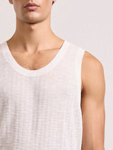 PRADO KNIT VEST - OFF-WHITE