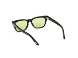 Penn 002 Sunglasses - Shiny Black / Lime Green