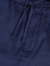 FELIPE LINEN SHORTS - NAVY BLUE