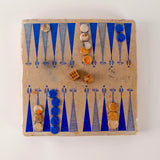Backgammon set - Neon Blue
