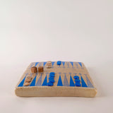 Backgammon set - Neon Blue