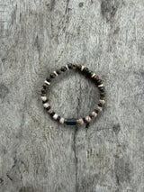 Petra Bracelet - Bronzite / Maifanite / Picture Jasper Jasper / Gold Obsidian / Black Tourmaline