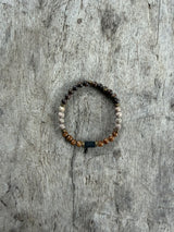 Petra Bracelet - Bronzite / Maifanite / Persian Jasper / Black Tourmaline